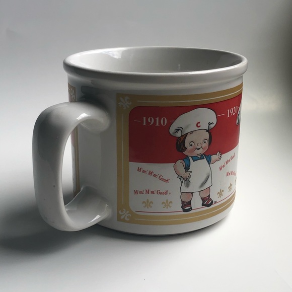 Campbell's Soup Chefs Over Decades 1910-1940 Ceramic Wide Mouth VTG Cup Mug EUC - Picture 6 of 16
